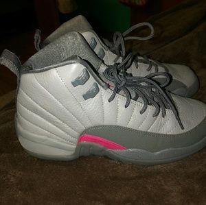 Jordan gray and pink 12s